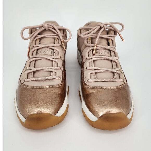Jordan 11 Retro Low Rose Gold Women’s Sneakers Size 9.5 - Picture 5 of 16
